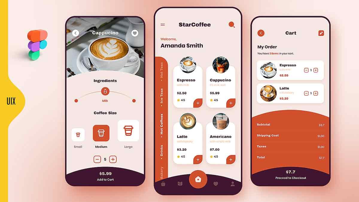 Coffee Shop App UI Design