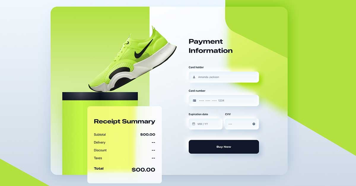 Daily UI Challenge - Day 2 Credit Card Checkout