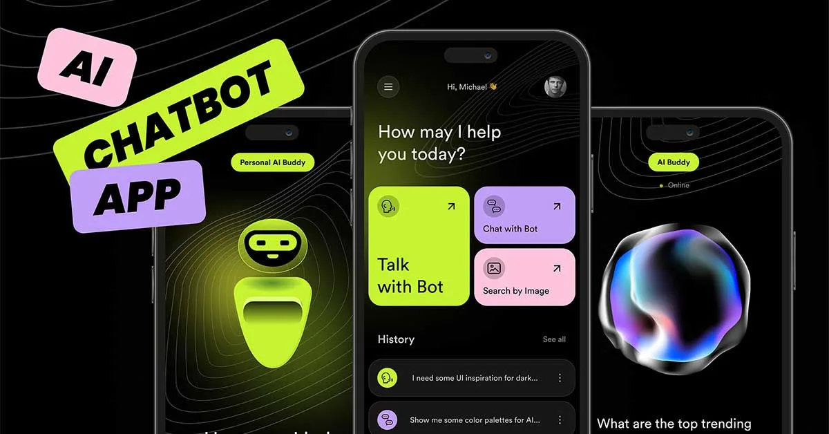 Smart-AI-Chatbot-Personal-AI-Buddy-App-UI-UX-Design