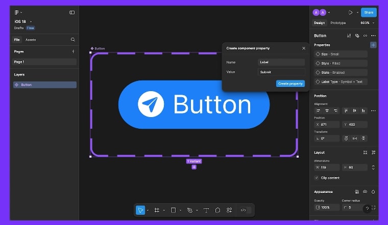 figma-button-variants- design-system