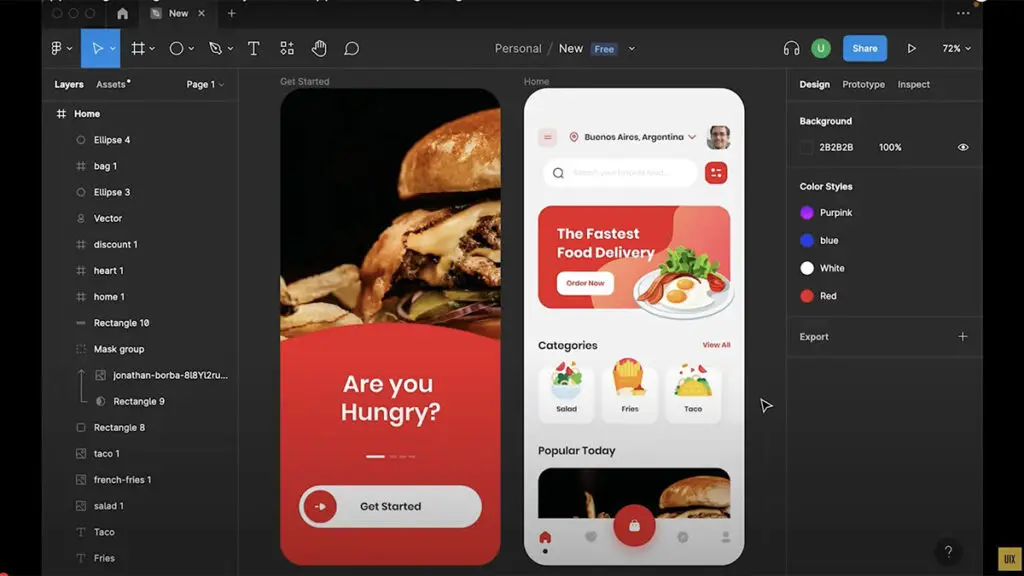 figma-food-app