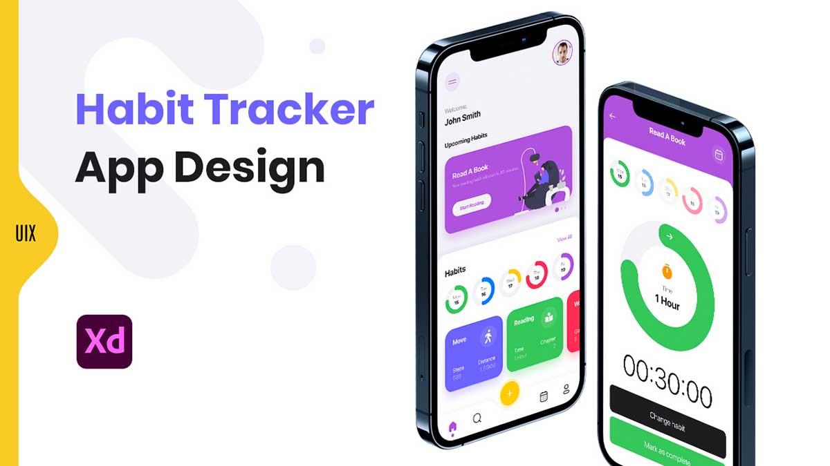 Habit Tracker App ui design- UX/UI Case Study