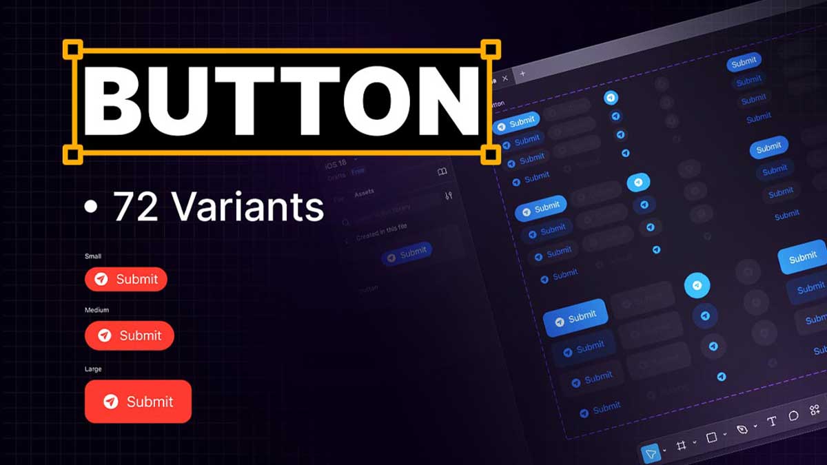 Create Button Variants in Figma
