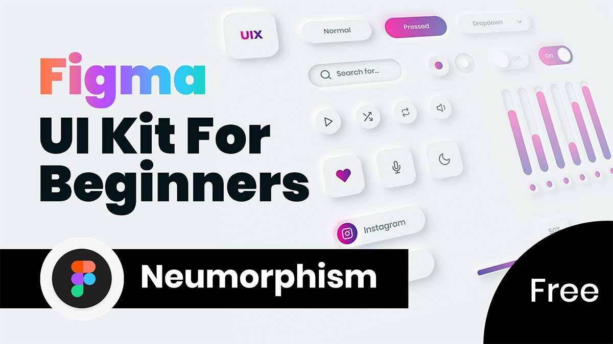 Figma Neomorphism UI Ki