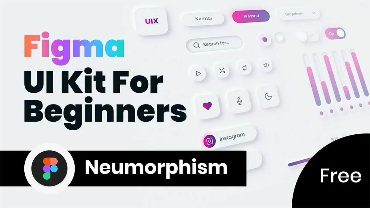Figma Neomorphism UI Ki