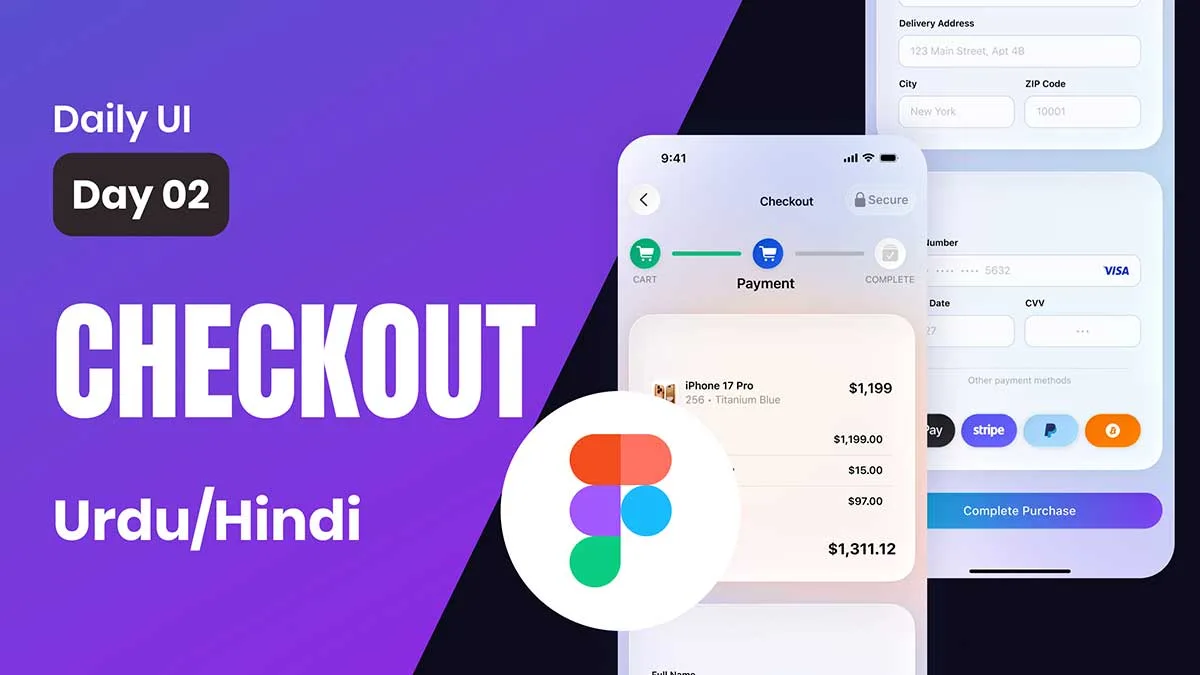 Credit Card Checkout Design - Day 02